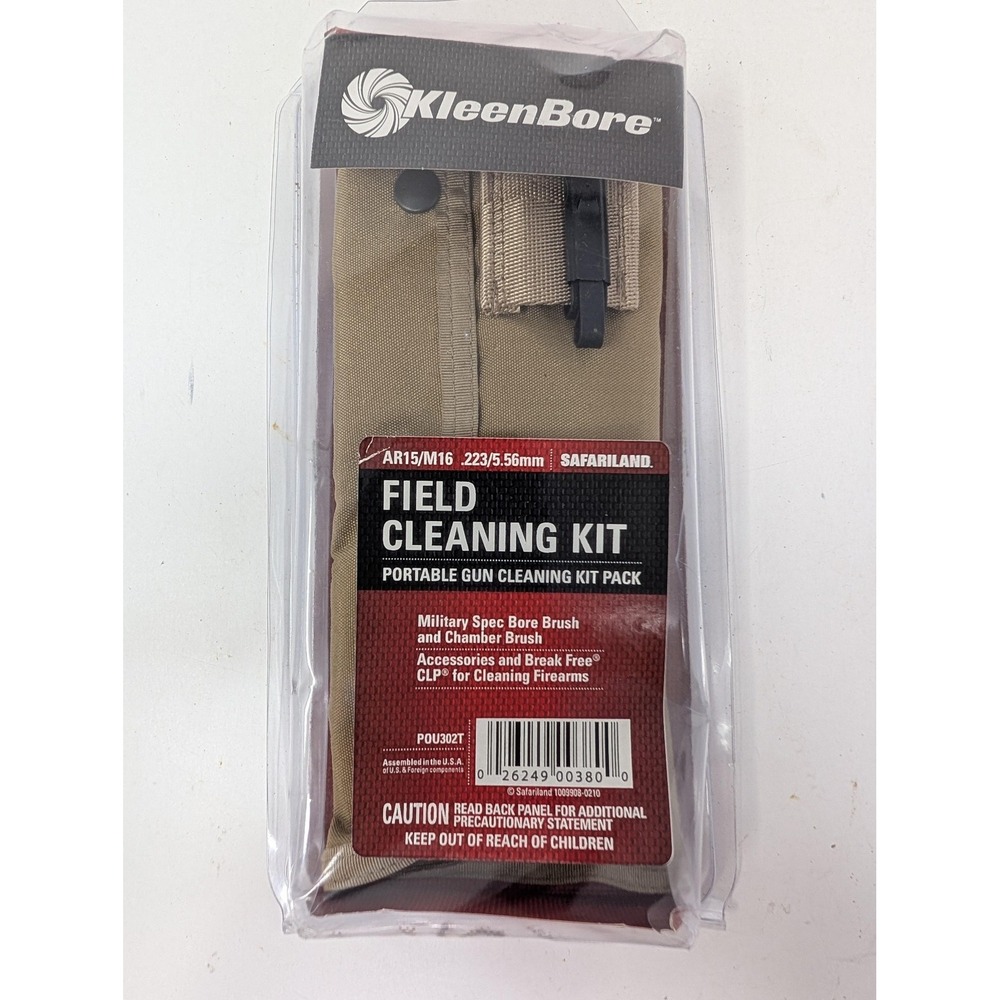 KleenBore Field Cleaning Kit .223 5.56mm Portable Safariland Tan